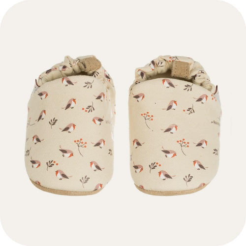 Babyhausschuhe Rouge-Gorge aus Baumwolle