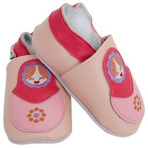 Babyschuhe aus weichem Leder Matriochka
