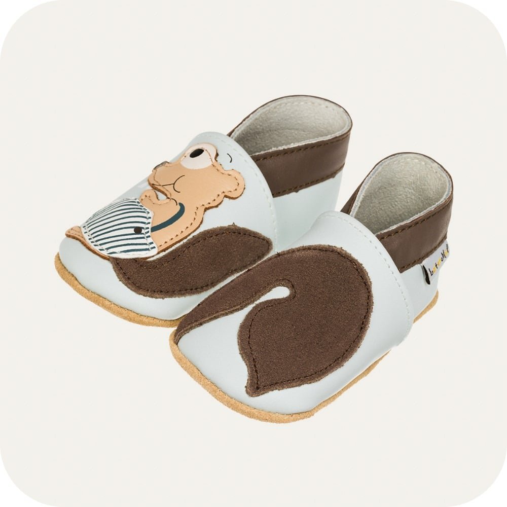 Babyschuhe aus weichem Leder Eichhörnchen